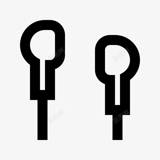 耳机音乐界面元素webgrid图标svg_新图网 https://ixintu.com 界面元素webgrid 耳机 音乐