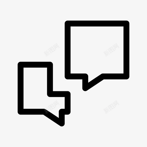 对话框消息界面元素ios优化图标svg_新图网 https://ixintu.com 对话框 消息 界面元素ios优化