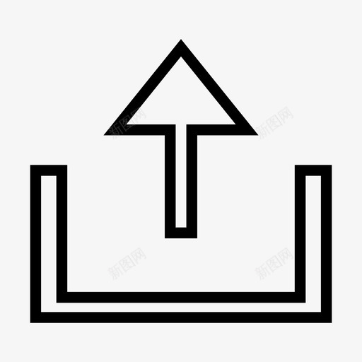 更新导出通知图标svg_新图网 https://ixintu.com 上传 导出 更新 通知