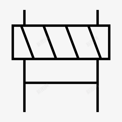 障碍物交通屏障图标svg_新图网 https://ixintu.com 交通屏障 障碍物