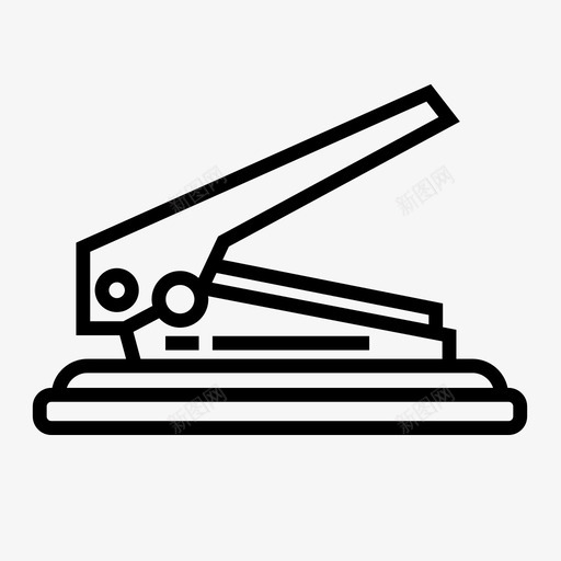 打孔机办公室文具图标svg_新图网 https://ixintu.com 办公室 办公设备 打孔机 文具