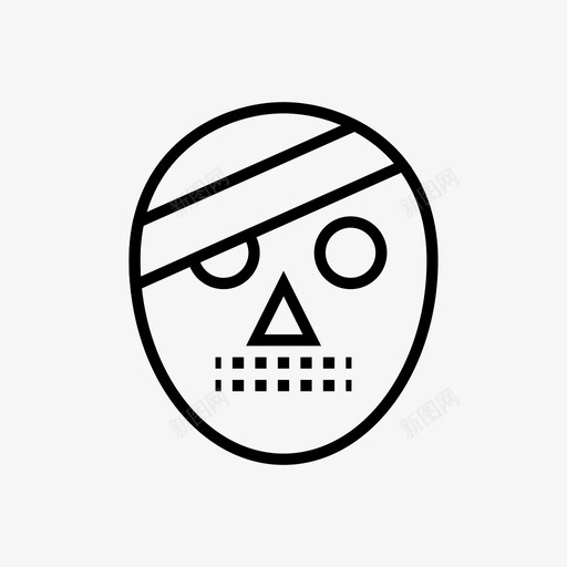 万圣节鬼魂鬼怪图标svg_新图网 https://ixintu.com 万圣节 鬼怪 鬼魂