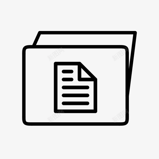合同文件夹说明文档图标svg_新图网 https://ixintu.com 合同文件夹 文件夹 文档 说明