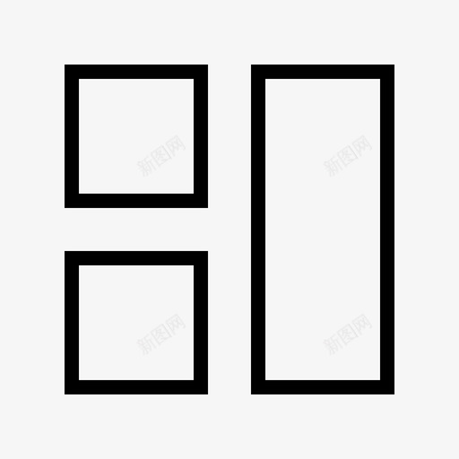 组合网格界面元素薄图标svg_新图网 https://ixintu.com 界面元素薄 组合 网格