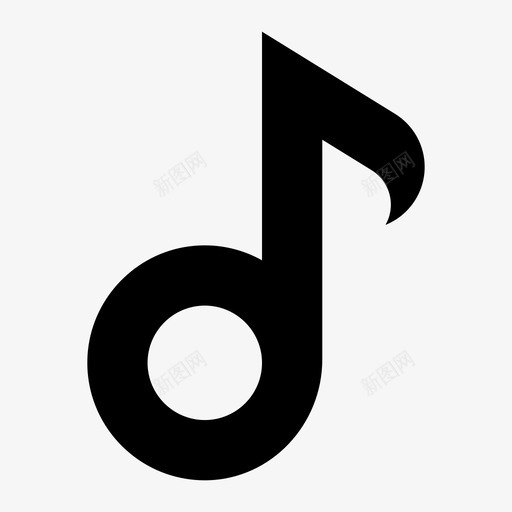 音乐谱号音符图标svg_新图网 https://ixintu.com mi用户界面 播放 谱号 音乐 音符 高音