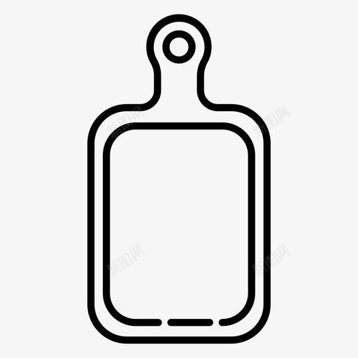 砧板烹饪切割图标svg_新图网 https://ixintu.com 切割 木制 烹饪 烹饪烘焙 砧板