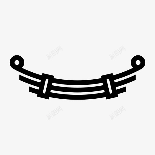 悬架减震器汽车图标svg_新图网 https://ixintu.com 减震器 弹簧 悬架 汽车 汽车配件