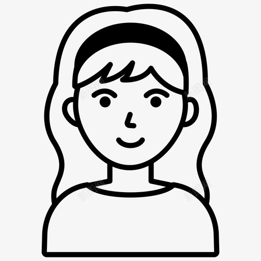 女孩女孩化身姐姐图标svg_新图网 https://ixintu.com 女孩 女孩化身 姐姐 家庭化身 年轻女孩 青少年