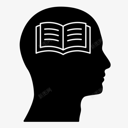 科学家书聪明图标svg_新图网 https://ixintu.com 书 学生 教育 科学家 聪明