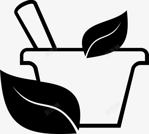 草药药房图标svg_新图网 https://ixintu.com 草药 药房