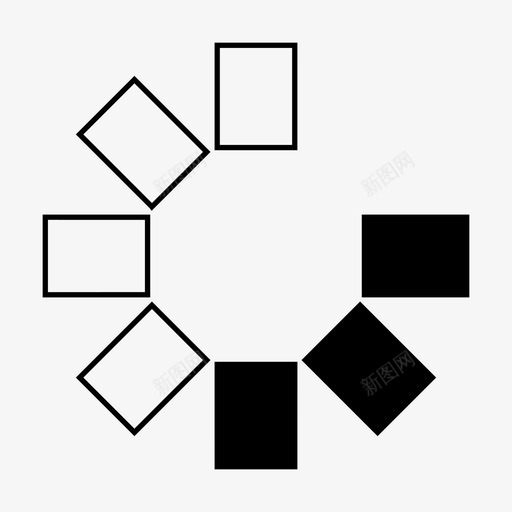 等待装载轮处理图标svg_新图网 https://ixintu.com 处理 等待 装载轮