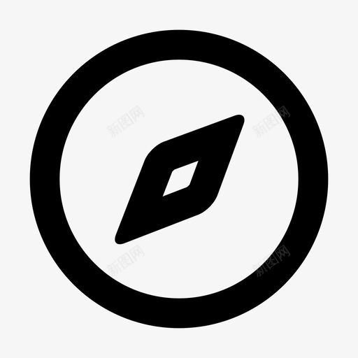 指南针方向导航器图标svg_新图网 https://ixintu.com formicons 导航器 指南针 方向 狩猎