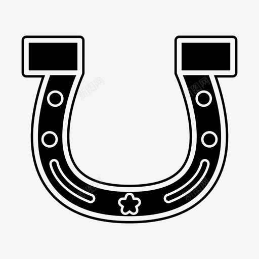 马蹄铁农场幸运图标svg_新图网 https://ixintu.com 农场 幸运 牛仔 马蹄铁 骑马