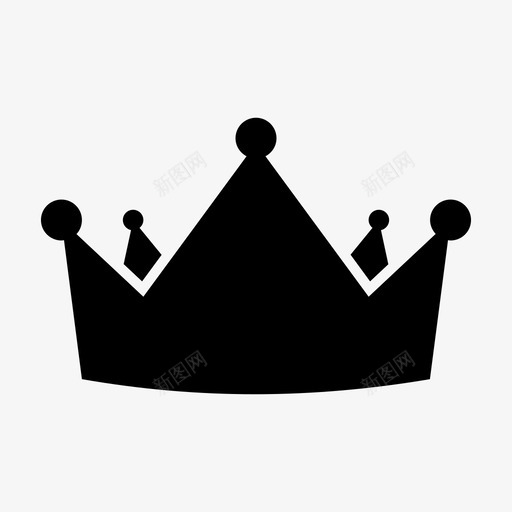 国王皇冠皇帝图标svg_新图网 https://ixintu.com 国王 权力 王国 皇冠 皇帝 花环