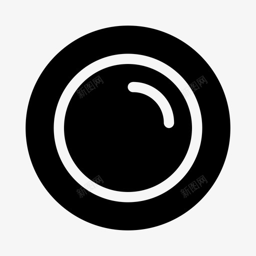 盘子脆皮图标svg_新图网 https://ixintu.com 盘子 脆皮