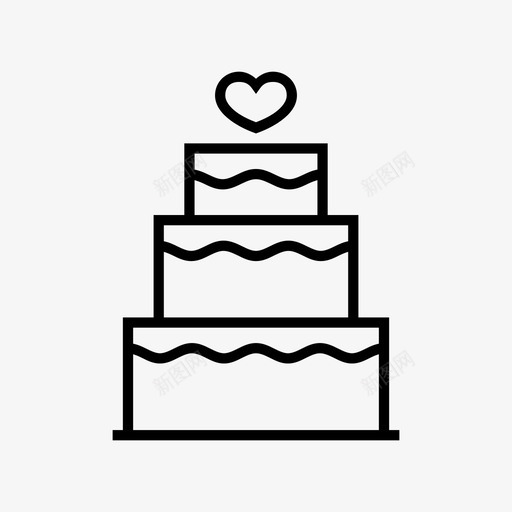 蛋糕庆祝食物图标svg_新图网 https://ixintu.com 庆祝 爱情和关系 生日蛋糕 蛋糕 食物