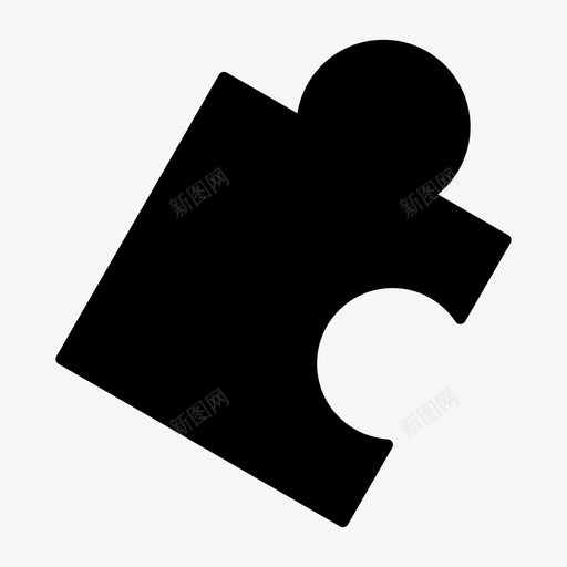 拼图游戏形状图标svg_新图网 https://ixintu.com 形状 拼图 游戏 玩具