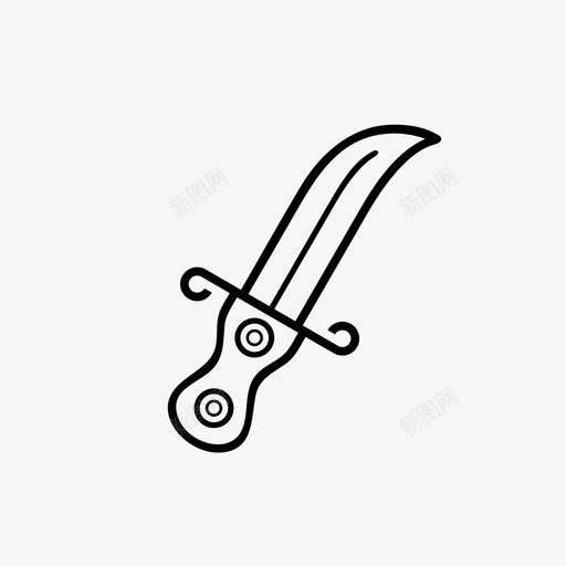 阿拉伯匕首阿拉伯语军械库图标svg_新图网 https://ixintu.com rpg 军械库 普通rpg图标 武器 钢 阿拉伯匕首 阿拉伯语
