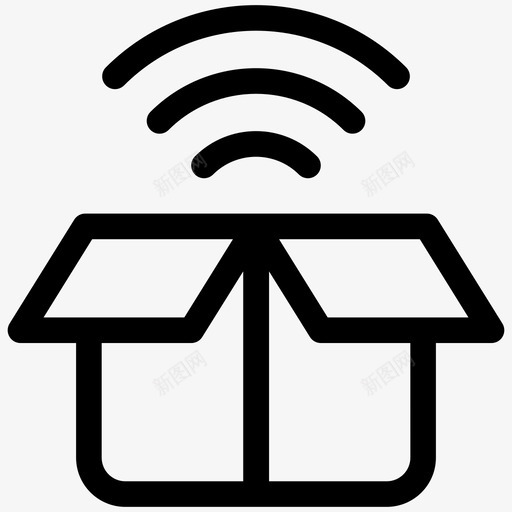 追踪包裹送货追踪包裹追踪图标svg_新图网 https://ixintu.com 包裹追踪 购物商业线第7卷 追踪包裹 送货追踪