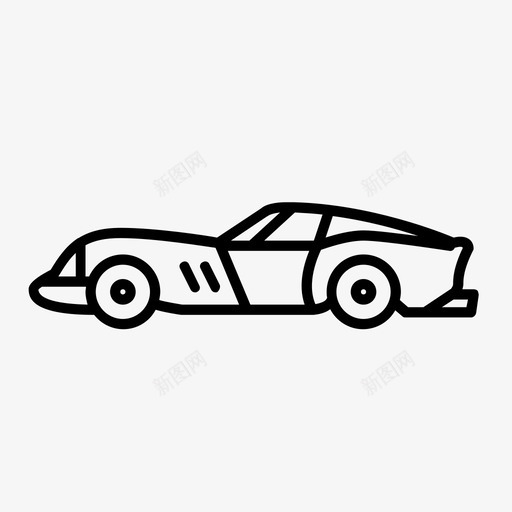 跑车速度车辆图标svg_新图网 https://ixintu.com 跑车 车辆 速度