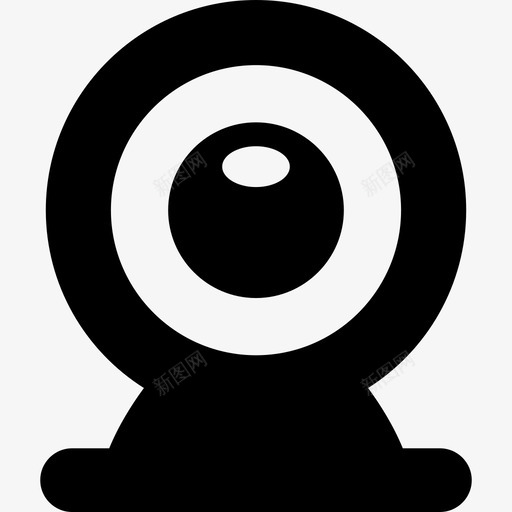 圆形网络摄像头技术网络应用图标svg_新图网 https://ixintu.com 圆形网络摄像头 技术 网络应用