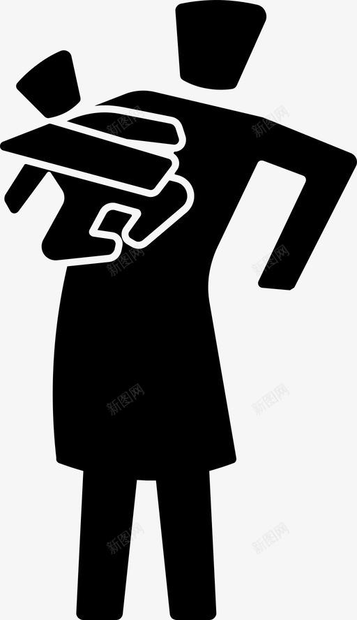 妈妈宝宝人体图标svg_新图网 https://ixintu.com 人体 人形 人形2 妈妈 宝宝 母婴