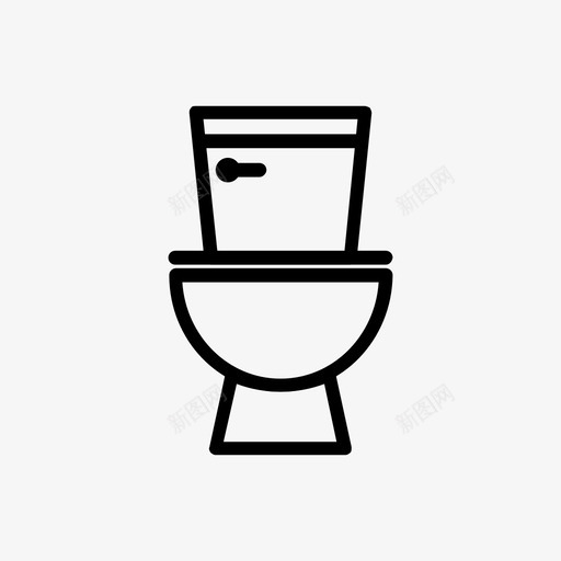 壁橱正面图卫生间标牌图标svg_新图网 https://ixintu.com 卫生间 壁橱正面图 标牌
