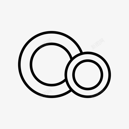 器具清洁盘子图标svg_新图网 https://ixintu.com 其他 器具 清洁 盘子 饮食