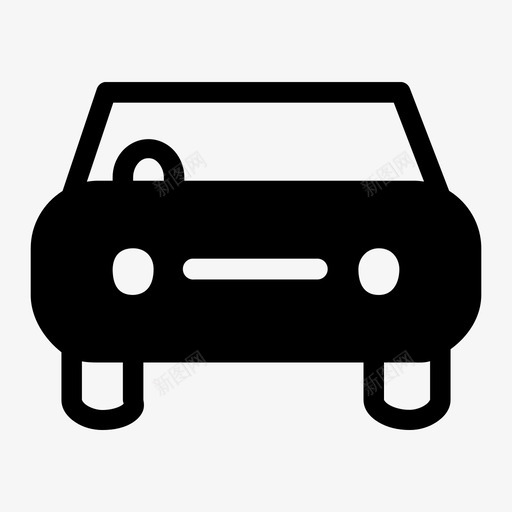 汽车家用汽车交通工具图标svg_新图网 https://ixintu.com 交通工具 家用汽车 汽车