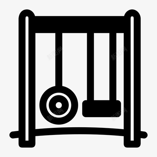 公园秋千活动儿童公园图标svg_新图网 https://ixintu.com 儿童公园 公园秋千 活动 游乐场