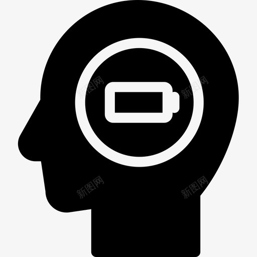 能量头脑人类图标svg_新图网 https://ixintu.com 人类 人类思维雕文 头脑 思想 思考 能量