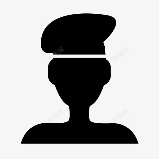 罗伊男孩帽子图标svg_新图网 https://ixintu.com 人 侧面 士兵 帽子 男人 男孩 罗伊