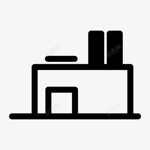 生产厂房建筑物厂房图标svg_新图网 https://ixintu.com 厂房 建筑物 构筑物 生产厂房