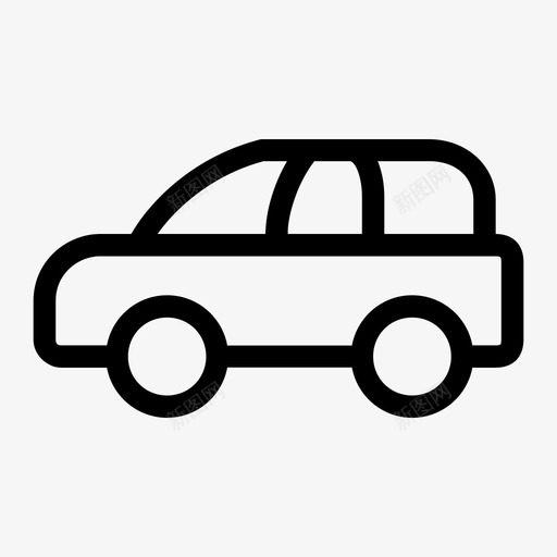 汽车家用汽车交通工具图标svg_新图网 https://ixintu.com 交通工具 家用汽车 汽车