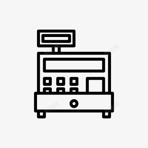 收银机财务财务1图标svg_新图网 https://ixintu.com 收银机 财务 财务1