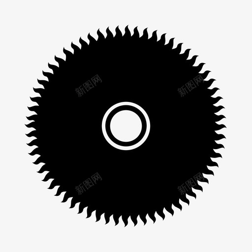 圆锯片图标svg_新图网 https://ixintu.com 圆锯片