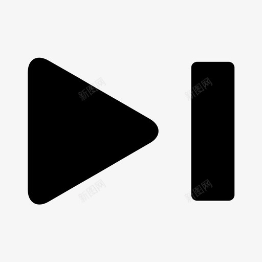 下一步快进媒体按钮图标svg_新图网 https://ixintu.com 下一步 媒体图标 媒体按钮 媒体控制 快进