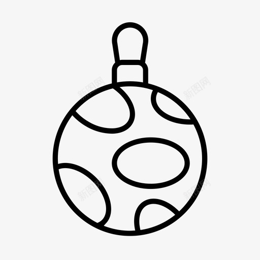 圣诞饰品圣诞球圣诞装饰品图标svg_新图网 https://ixintu.com 圣诞球 圣诞装饰品 圣诞饰品
