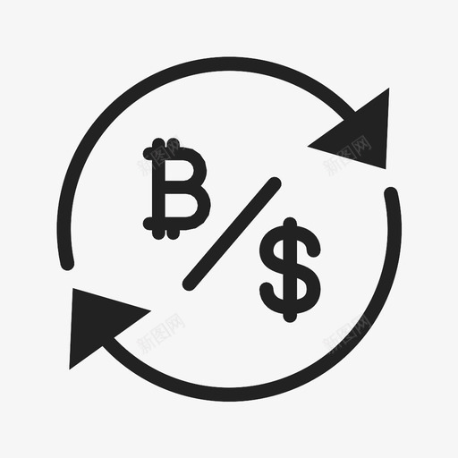 交换比特币兑换图标svg_新图网 https://ixintu.com 交换 兑换 商业索里达 比特币 货币 转账