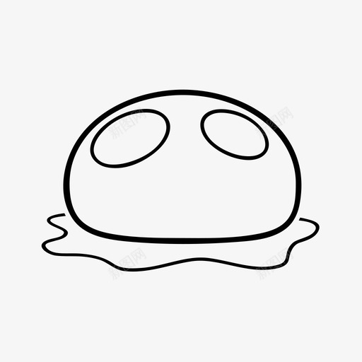 粘液敌人怪物图标svg_新图网 https://ixintu.com rpg 怪物 敌人 普通rpg图标 武器 粘液