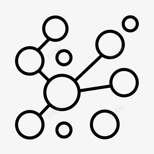 细菌清洁卫生图标svg_新图网 https://ixintu.com 卫生 清洁 病毒 科学 细菌