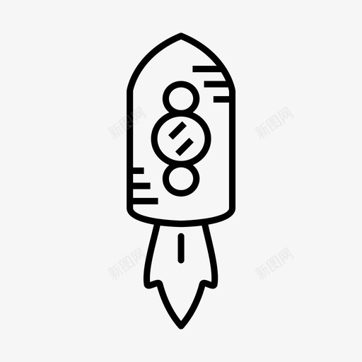 宇宙飞船探索研究图标svg_新图网 https://ixintu.com 宇宙飞船 探索 火箭 研究