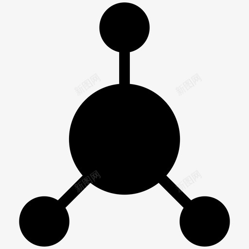 化学结构原子分子图标svg_新图网 https://ixintu.com 分子 化学结构 原子 生物填充物