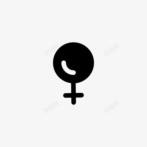 女性性别标志图标svg_新图网 https://ixintu.com 女性 婚礼设置牢固 性别 标志