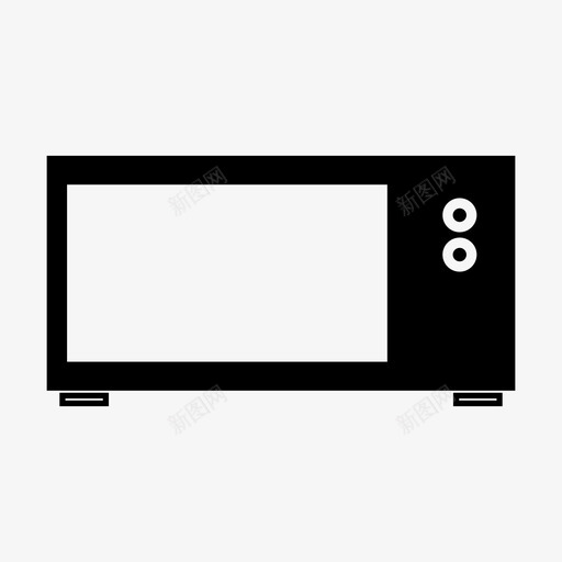 微波炉烹饪加热图标svg_新图网 https://ixintu.com 加热 微波炉 炉子 烤箱 烹饪