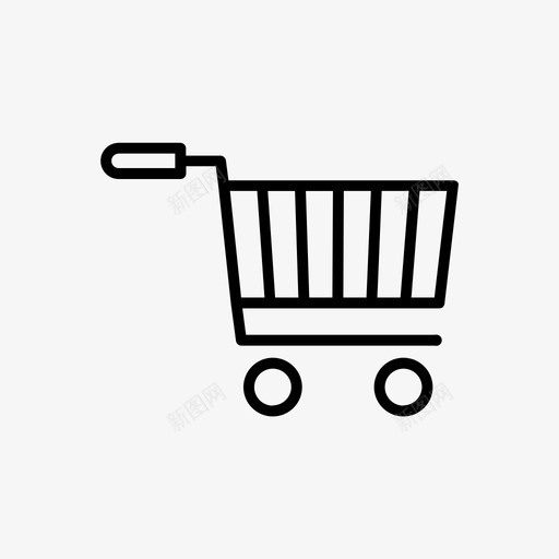 购物车电子商务商店图标svg_新图网 https://ixintu.com 商店 电子商务 购物车 超市