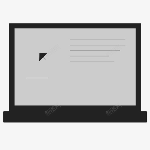 在线档案博客笔记本电脑图标svg_新图网 https://ixintu.com 博客 在线档案 笔记本电脑 网页