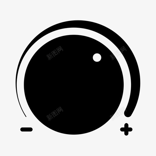 音量控制音量旋钮图标svg_新图网 https://ixintu.com 音量控制 音量旋钮