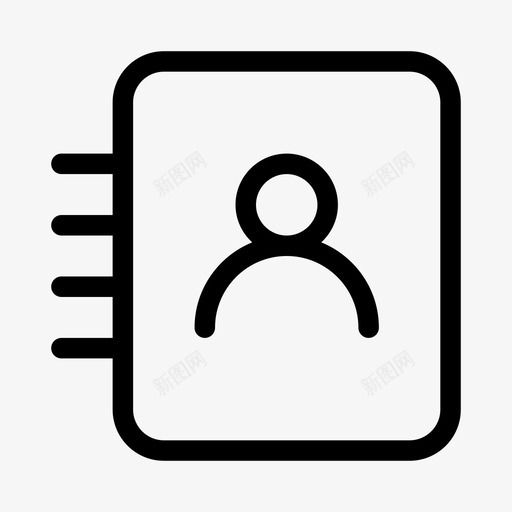地址簿用户界面元素ios优化图标svg_新图网 https://ixintu.com 地址簿 用户 界面元素ios优化