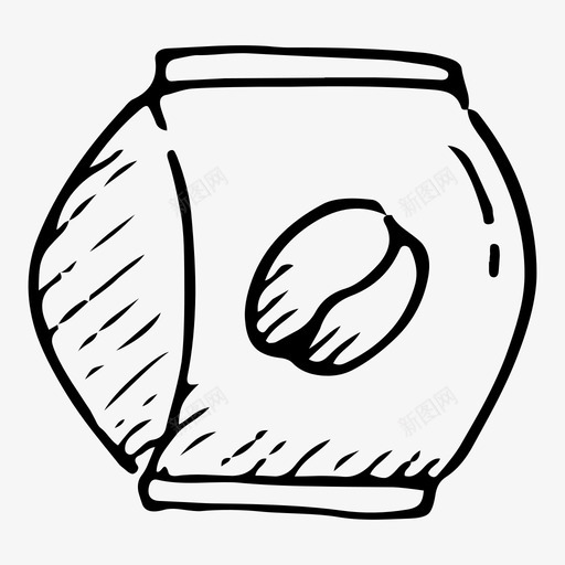 咖啡袋咖啡豆咖啡时间到了图标svg_新图网 https://ixintu.com 咖啡时间到了 咖啡袋 咖啡豆